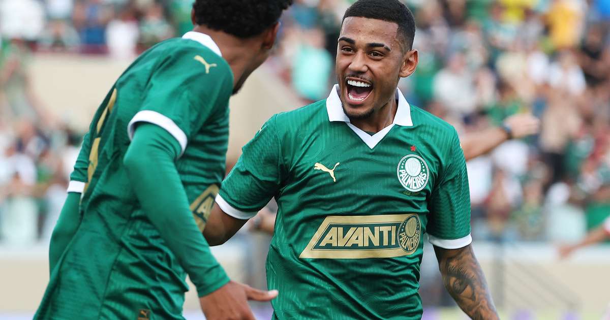 Copinha 2025: Palmeiras goleia Náutico-RR na estreia da Copinha