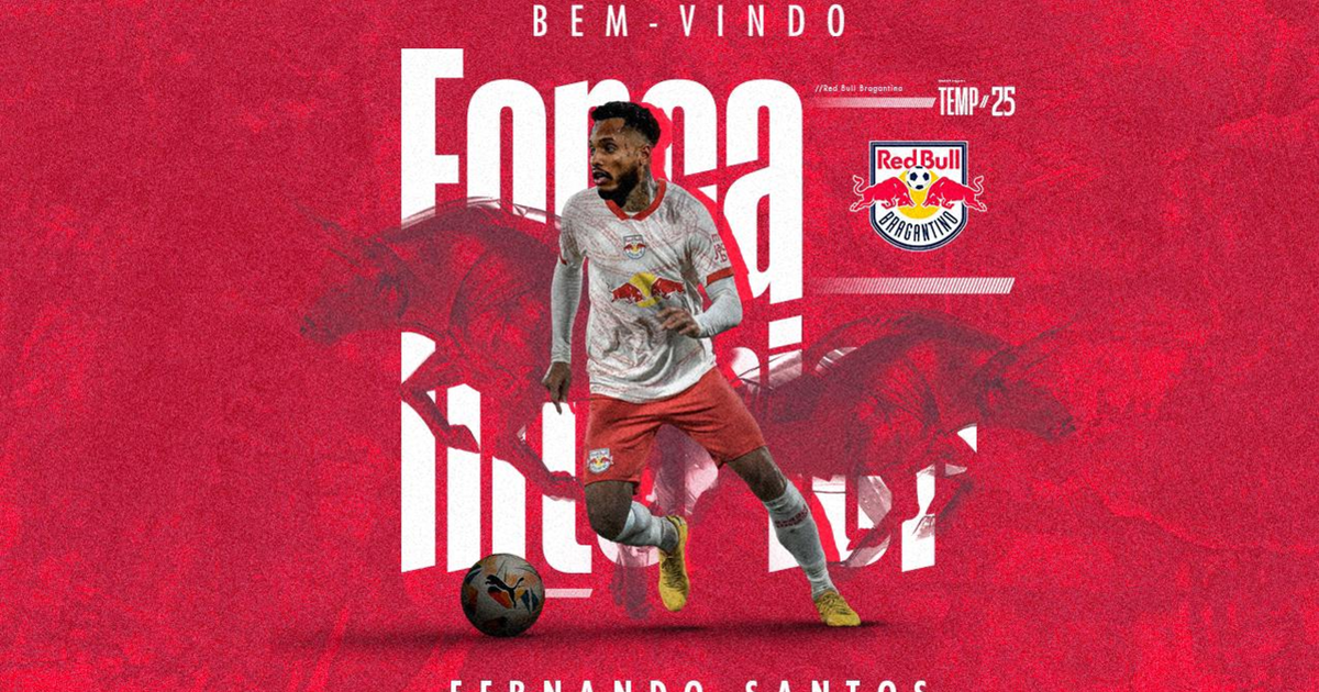 Red Bull Bragantino anuncia a contratação de Fernando