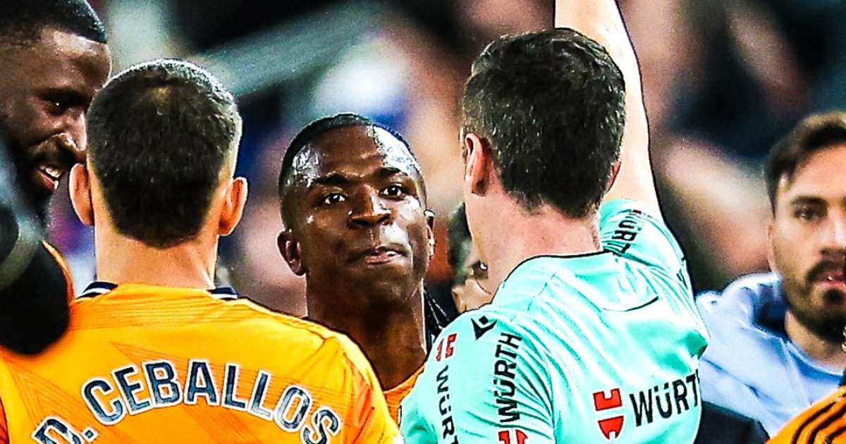 Vini Jr é expulso, e Real Madrid bate Valencia de virada pelo Campeonato Espanhol